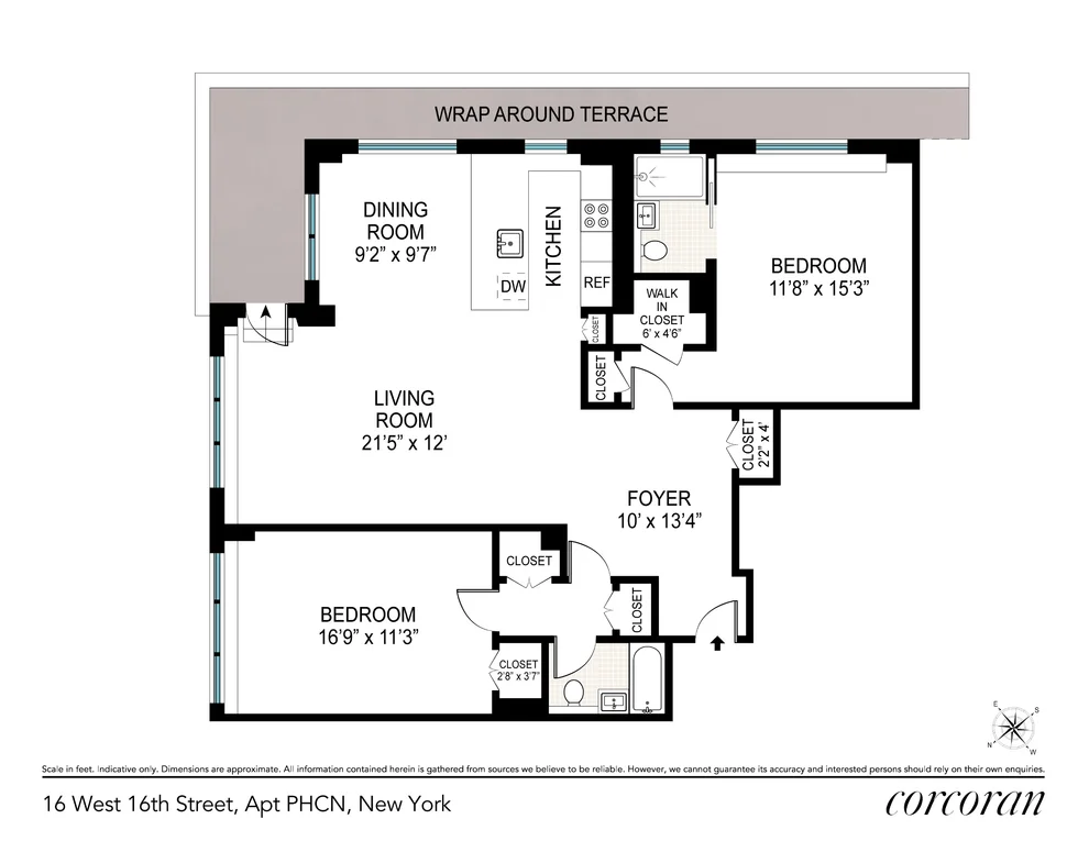 Unit for sale at 16 W 16TH Street, Manhattan, NY 10011