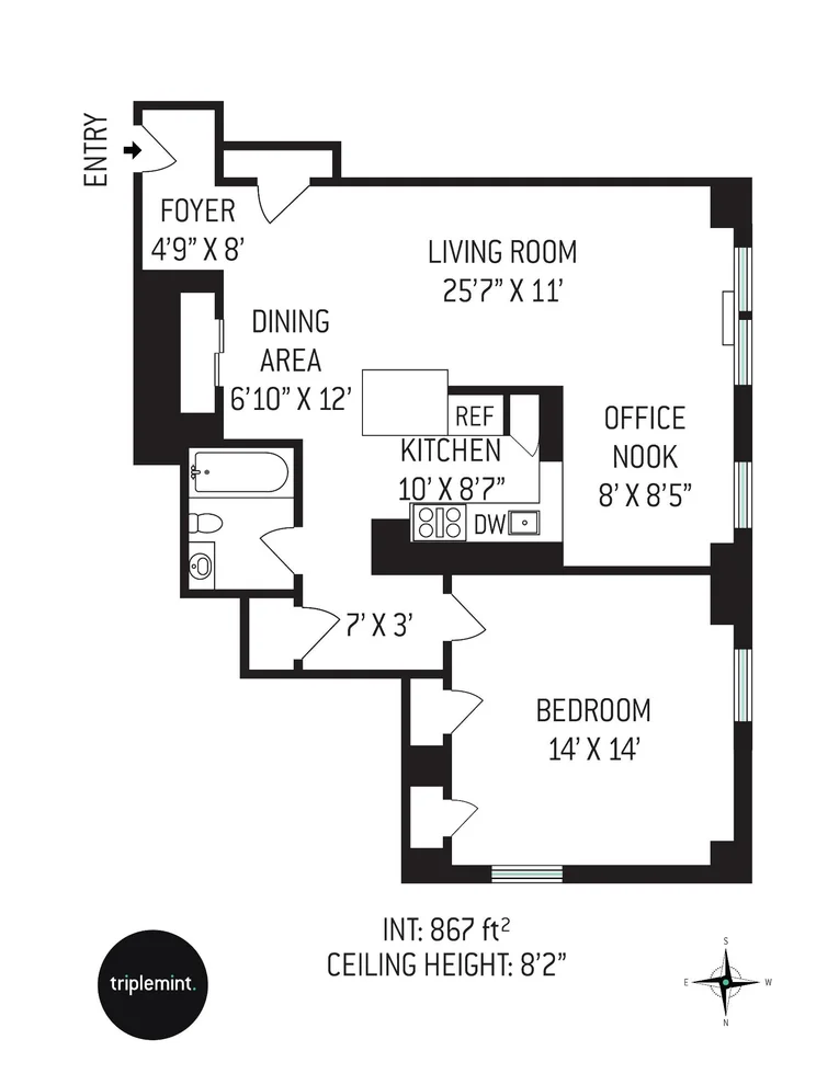 Unit for sale at 122 Ashland Place, Brooklyn, NY 11201