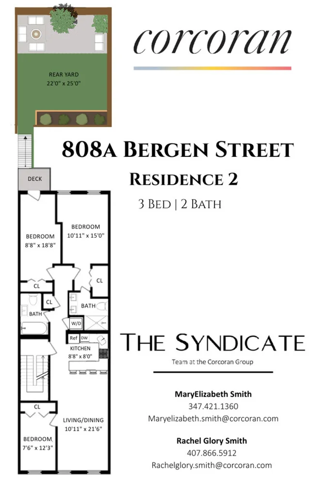 Unit for sale at 808A BERGEN Street, Brooklyn, NY 11238