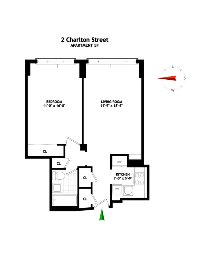 Unit for sale at 2 CHARLTON Street, Manhattan, NY 10013