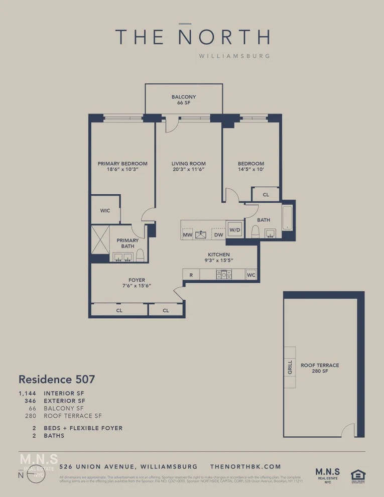 Unit for sale at 526 Union Avenue, Brooklyn, NY 11211