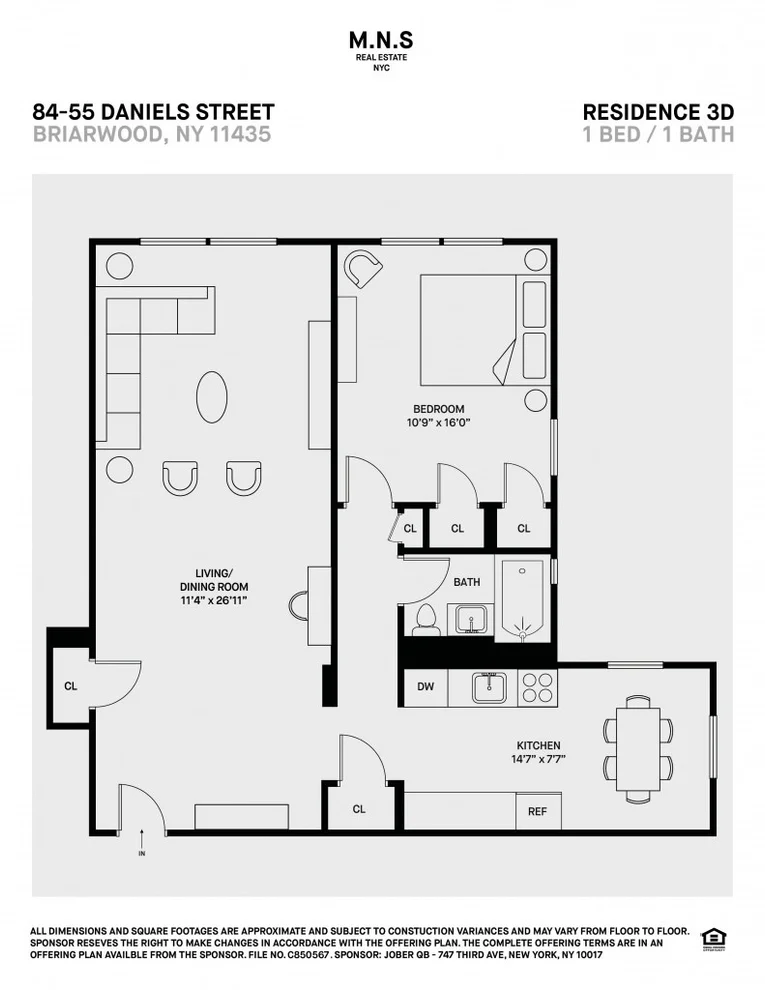 Unit for sale at 84-55 Daniels Street, Queens, NY 11435