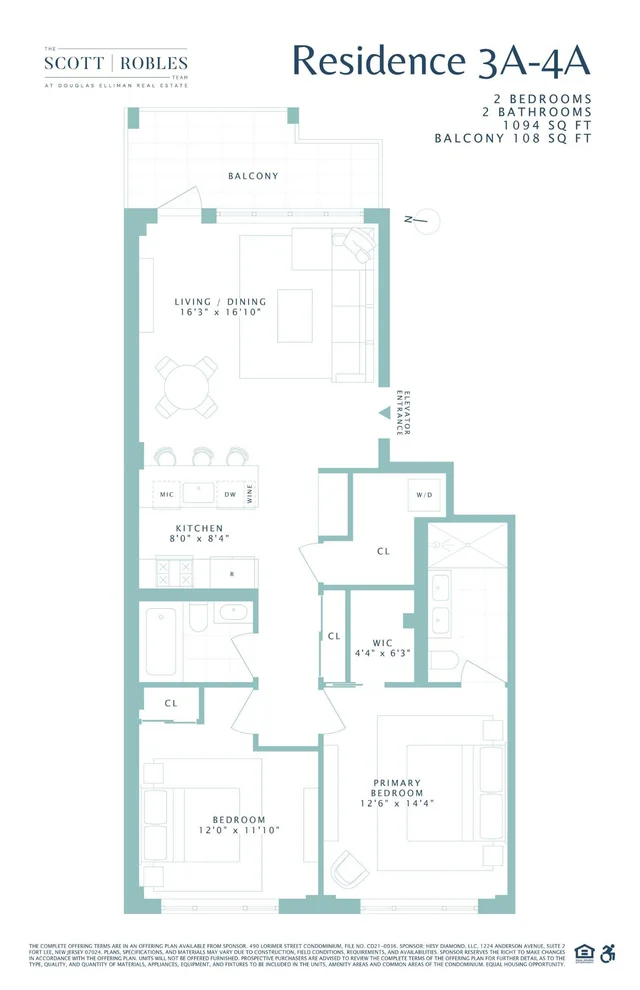 Unit for sale at 490 LORIMER Street, Brooklyn, NY 11211