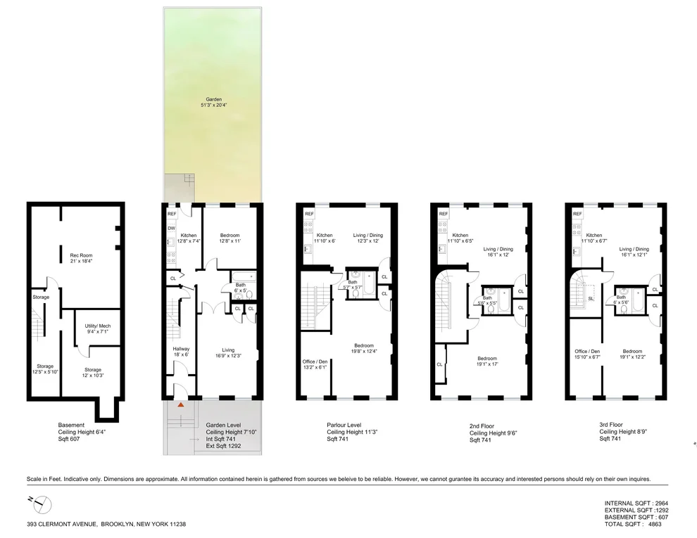 Unit for sale at 393 CLERMONT Avenue, Brooklyn, NY 11238