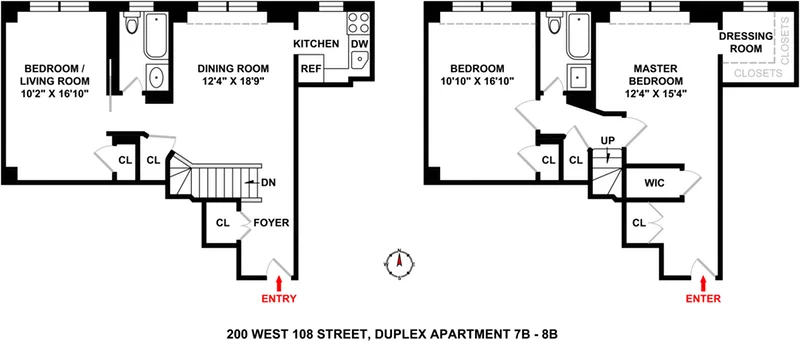 Unit for sale at 200 W 108TH Street, Manhattan, NY 10025