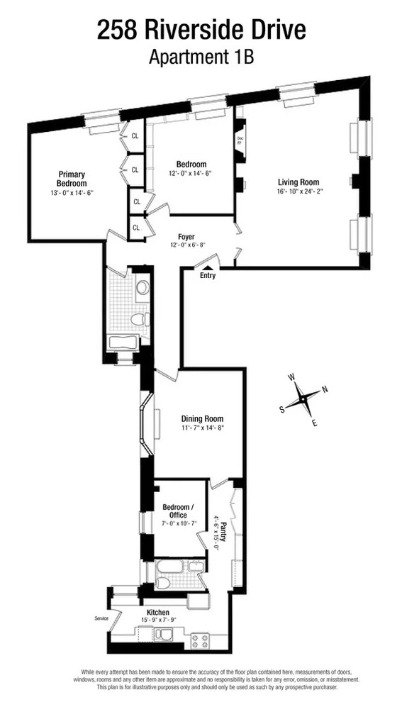 Unit for sale at 258 RIVERSIDE Drive, Manhattan, NY 10025
