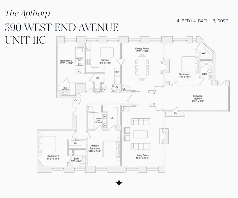 Unit for sale at 390 W End Avenue, Manhattan, NY 10024