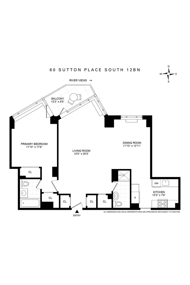 Unit for sale at 60 Sutton Place S, Manhattan, NY 10022