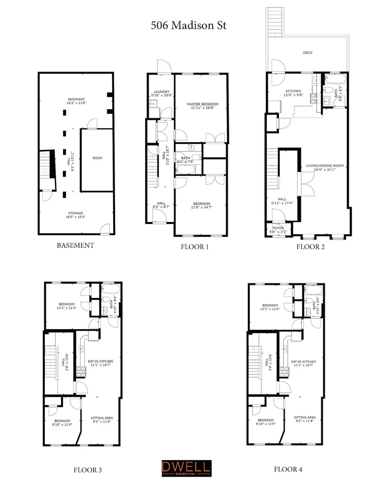 Unit for sale at 506 Madison Street, Brooklyn, NY 11221