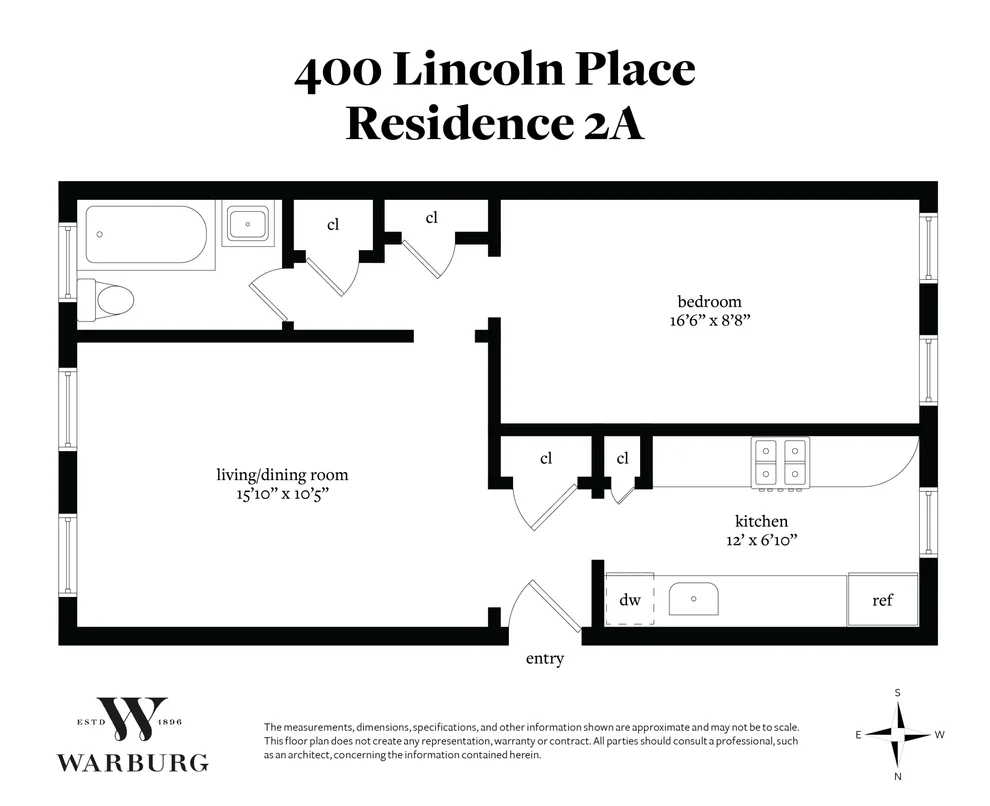 Unit for sale at 400 LINCOLN Place, Brooklyn, NY 11238
