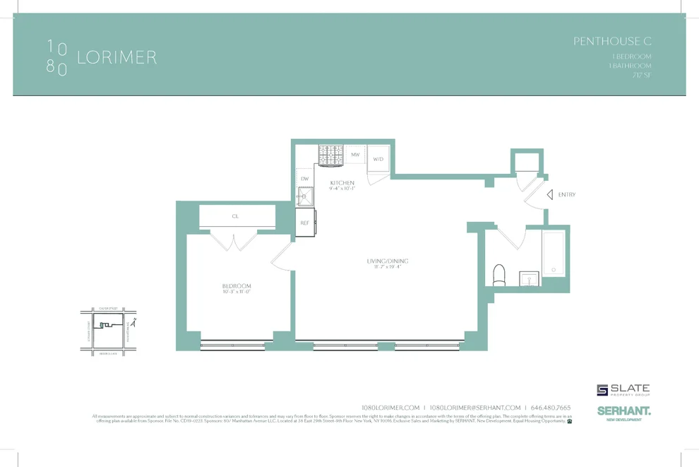 Unit for sale at 1080 LORIMER Street, Brooklyn, NY 11222