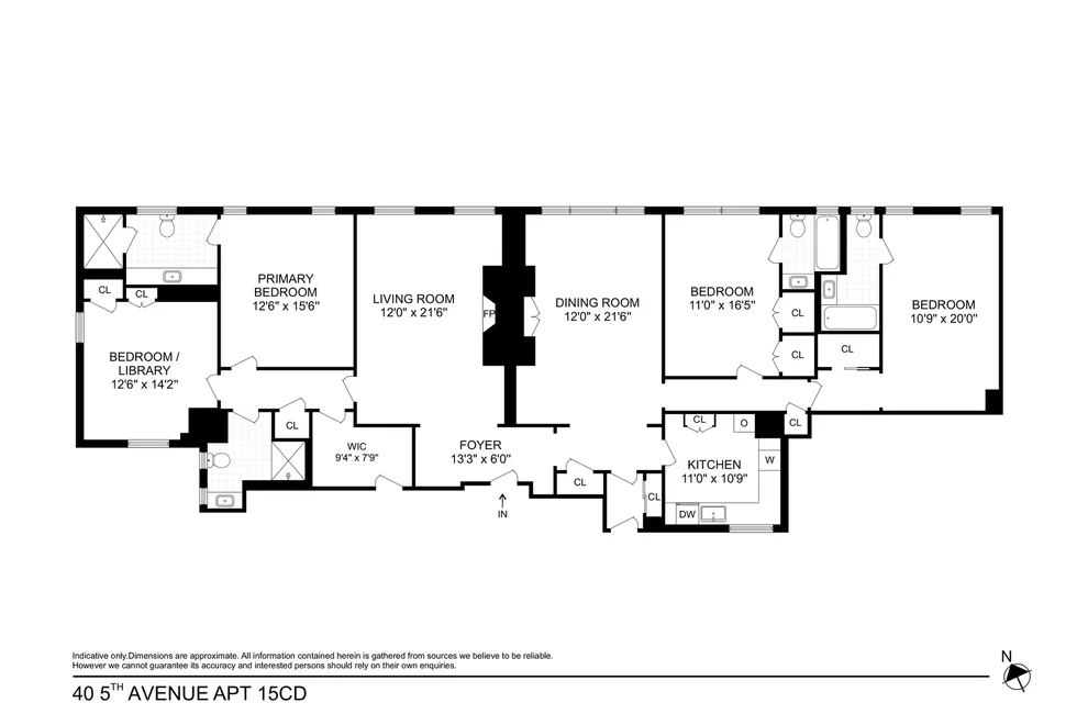 Unit for sale at 40 5TH Avenue, Manhattan, NY 10011