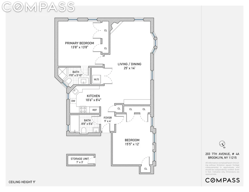 Unit for sale at 203 7th Avenue, Brooklyn, NY 11215