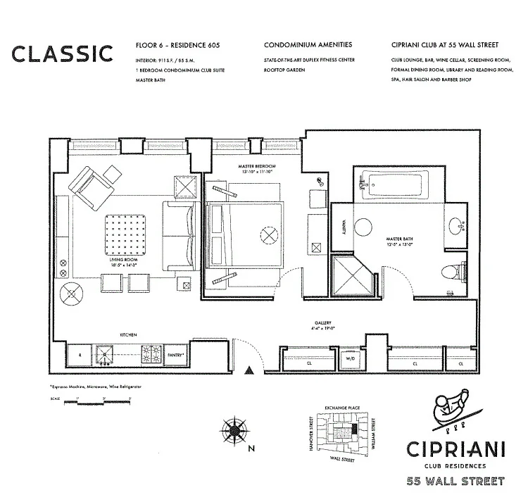 Unit for sale at 55 Wall Street, Manhattan, NY 10005