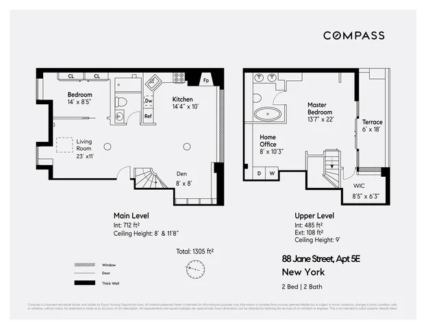 Unit for sale at 88 Jane Street, Manhattan, NY 10014