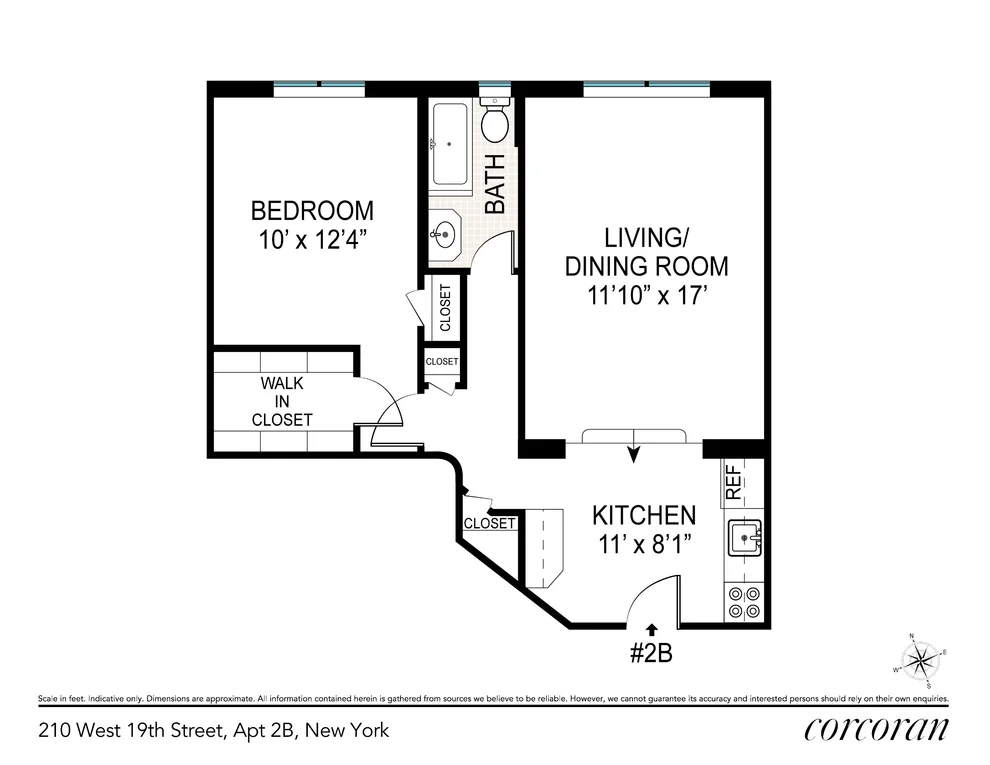 Unit for sale at 210 W 19TH Street, Manhattan, NY 10011