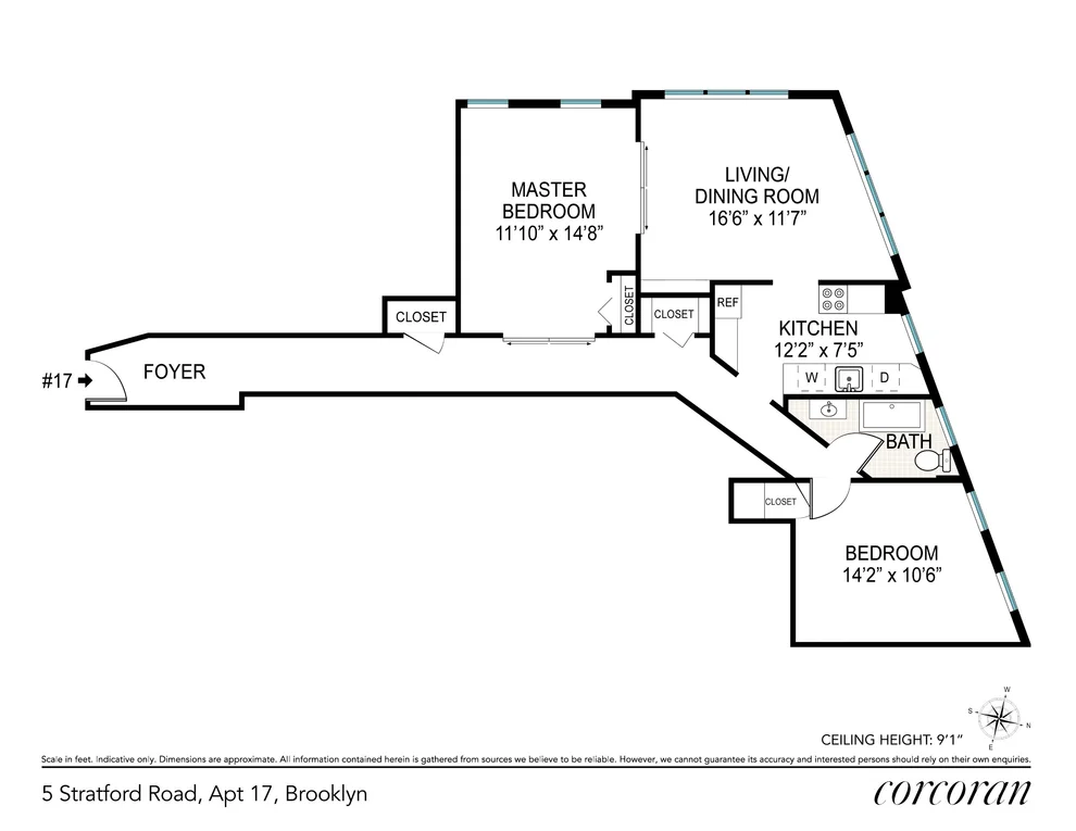 Unit for sale at 5 STRATFORD Road, Brooklyn, NY 11218