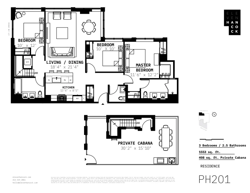 Unit for sale at 11 HANCOCK Place, Manhattan, NY 10027
