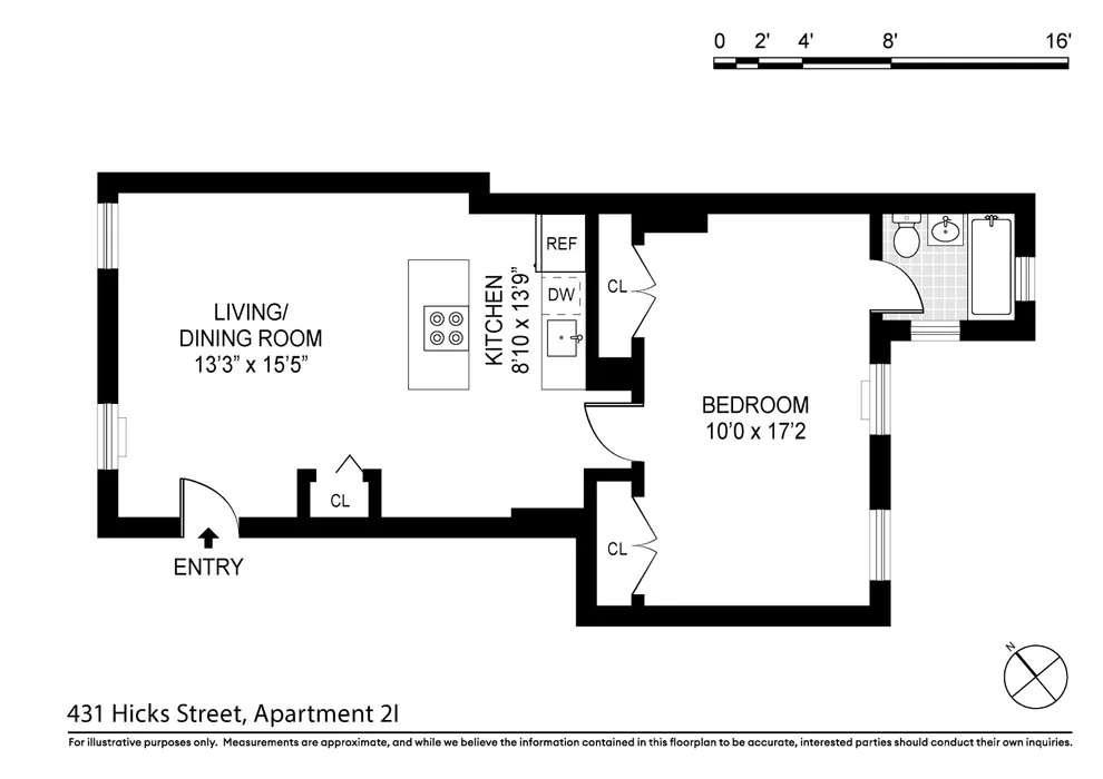 Unit for sale at 431 HICKS Street, Brooklyn, NY 11201