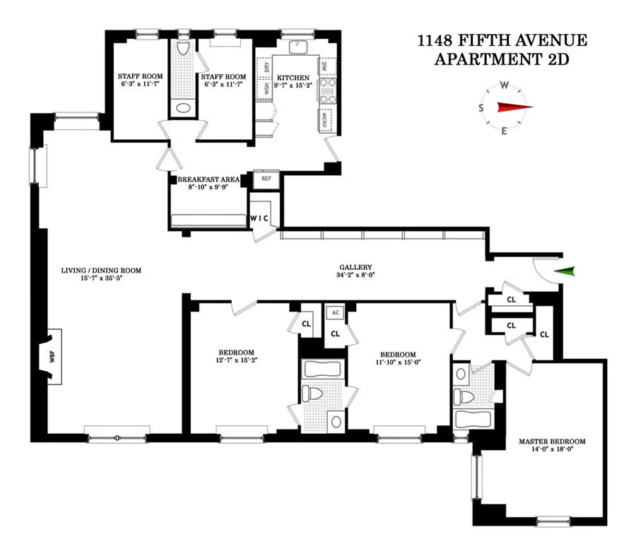 Unit for sale at 1148 5th Avenue, Manhattan, NY 10128