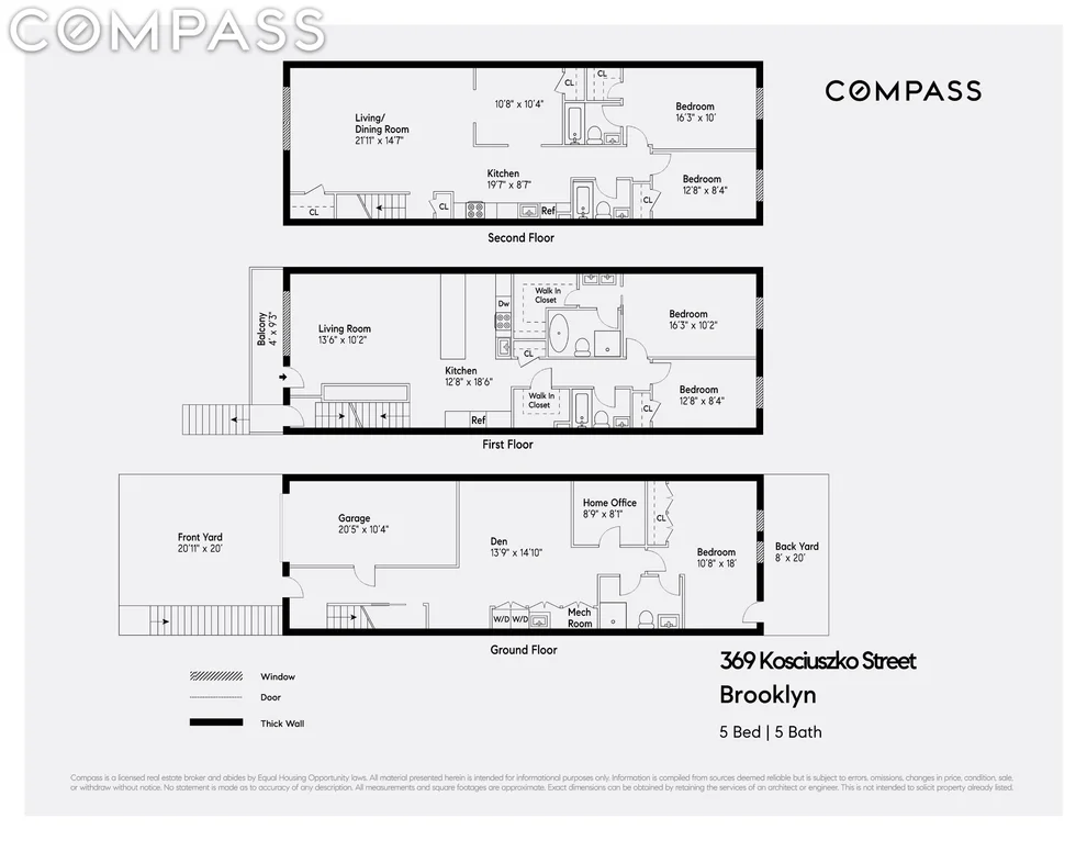 Unit for sale at 369 Kosciuszko Street, Brooklyn, NY 11221