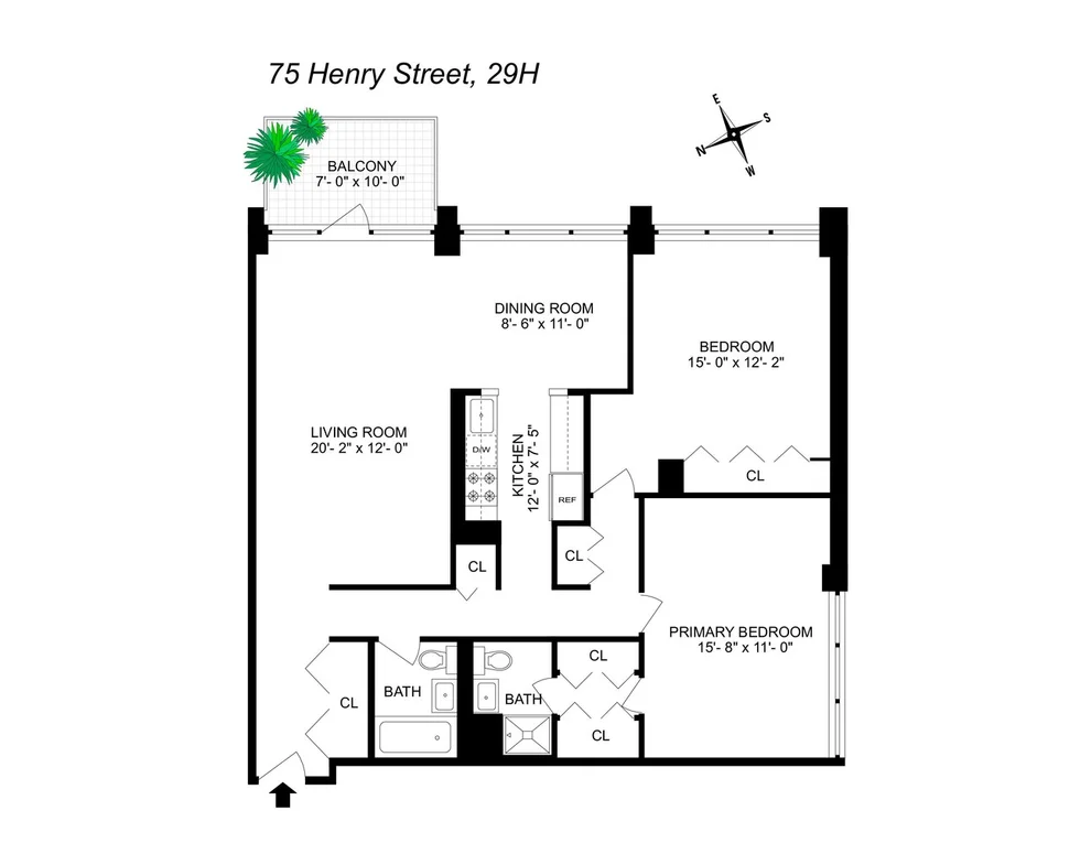 Unit for sale at 75 HENRY Street, Brooklyn, NY 11201