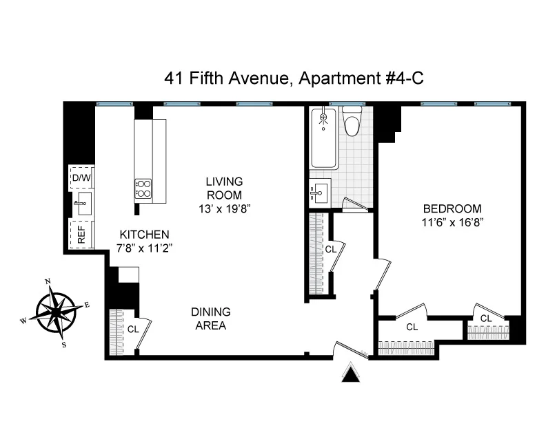 Unit for sale at 41 5th Avenue, Manhattan, NY 10003