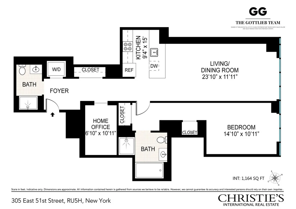 Unit for sale at 305 E 51ST Street, Manhattan, NY 10022