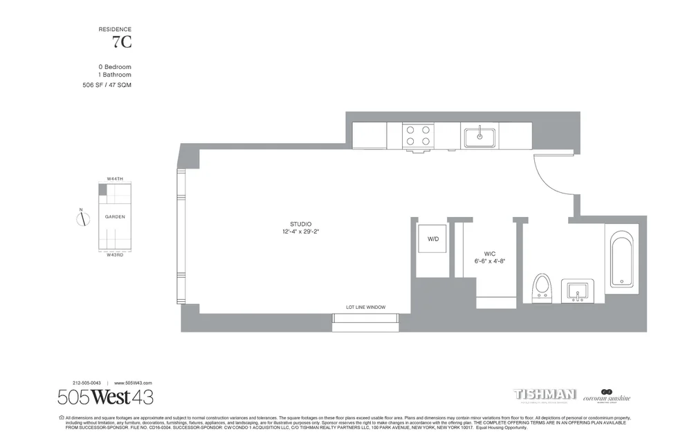 Unit for sale at 505 W 43RD Street, Manhattan, NY 10036