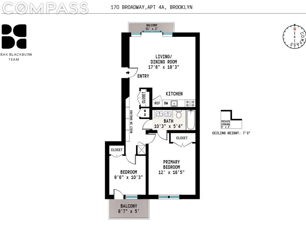Unit for sale at 170 Broadway, Brooklyn, NY 11211