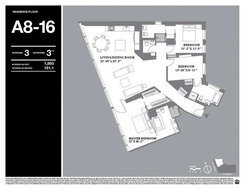 Unit for sale at 100 11th Avenue, Manhattan, NY 10011