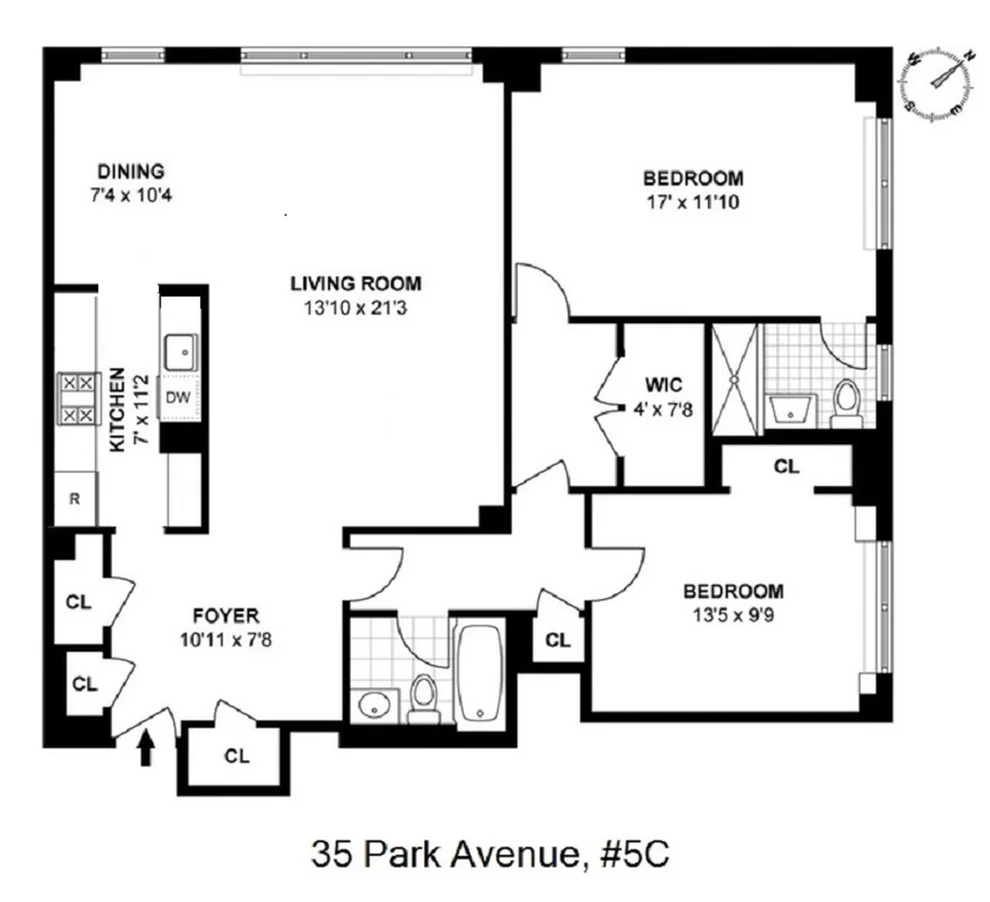 Unit for sale at 35 Park Avenue, Manhattan, NY 10016
