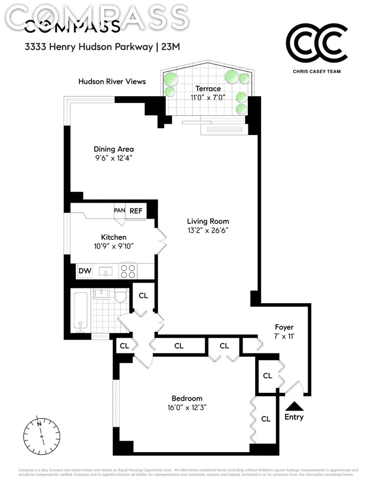 Unit for sale at 3333 Henry Hudson Parkway W, Bronx, NY 10463