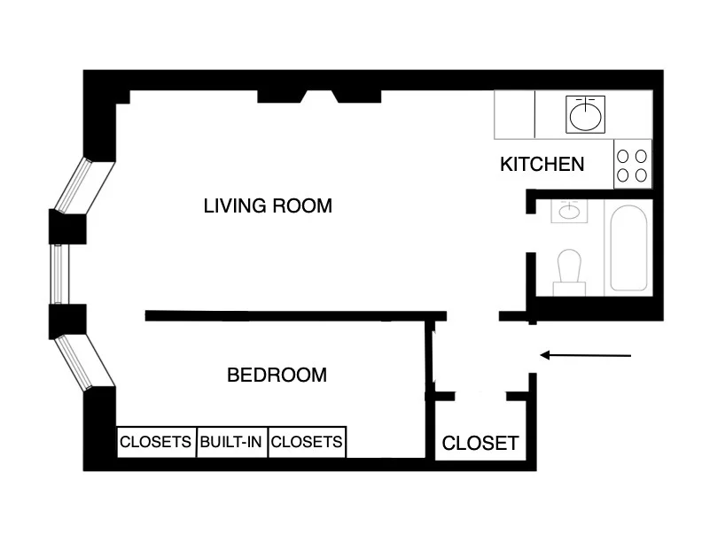 Unit for sale at 122 W 80th Street, Manhattan, NY 10024