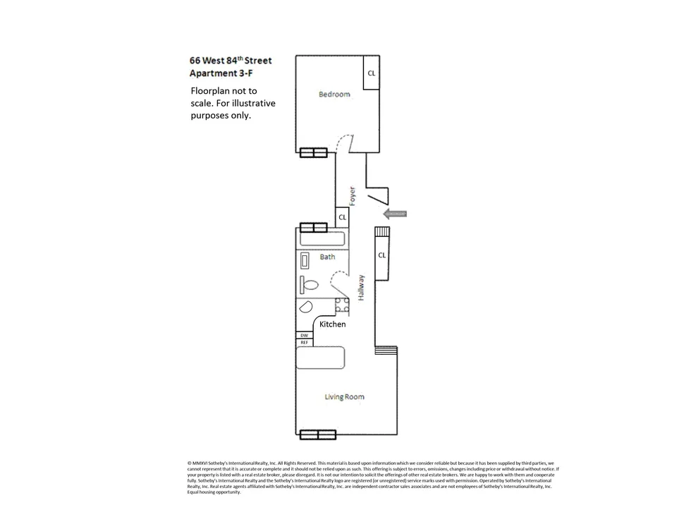 Unit for sale at 66 W 84TH Street, Manhattan, NY 10024