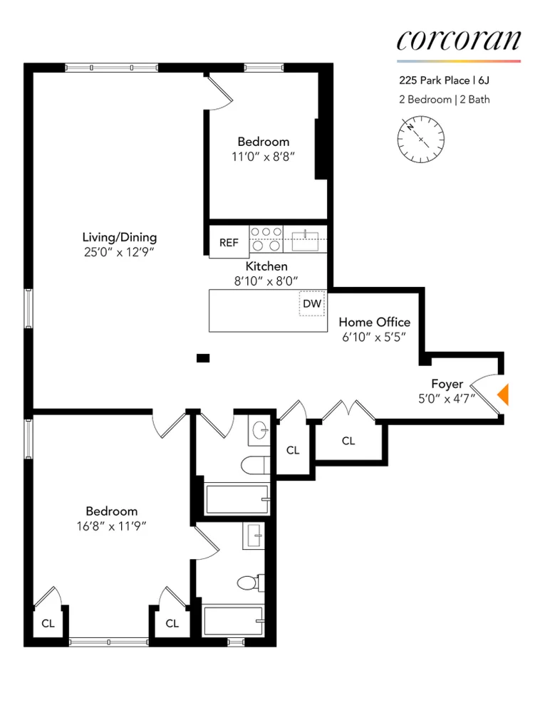 Unit for sale at 225 PARK Place, Brooklyn, NY 11238