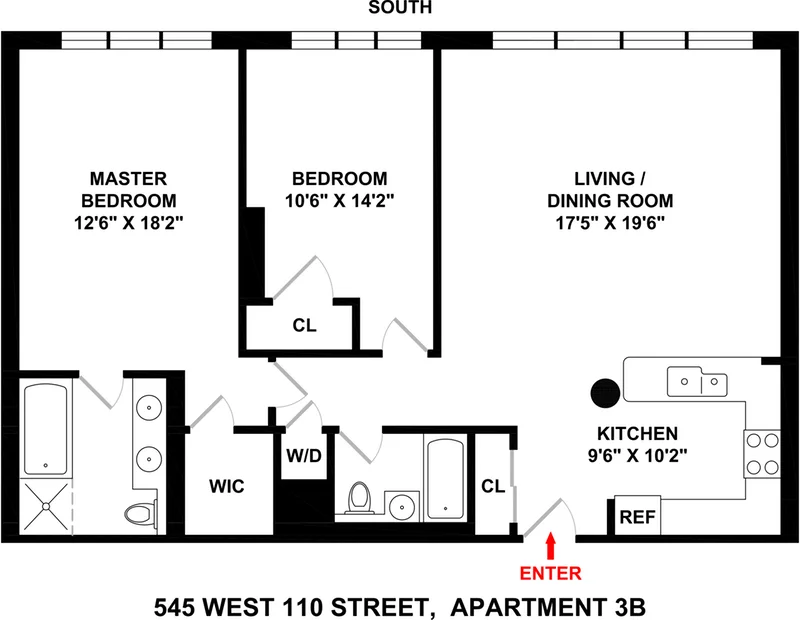 Unit for sale at 545 W 110TH Street, Manhattan, NY 10025