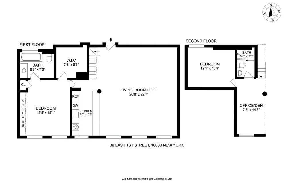 Unit for sale at 38 E 1st Street, Manhattan, NY 10003