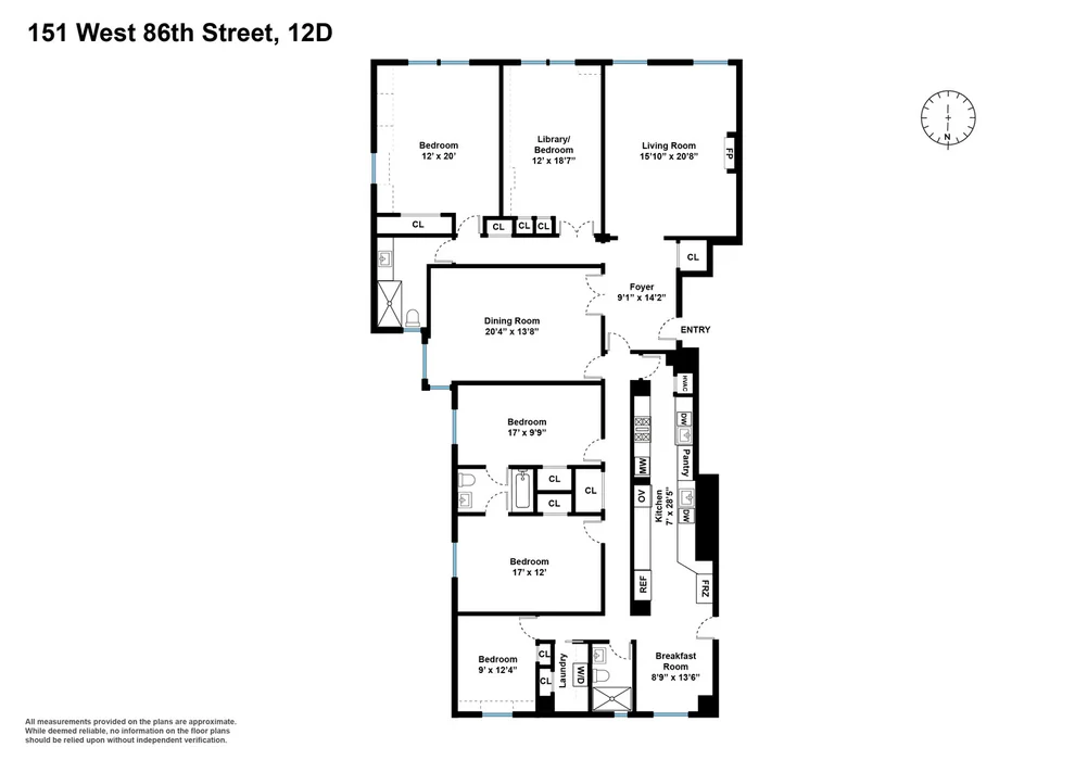 Unit for sale at 151 W 86TH Street, Manhattan, NY 10024