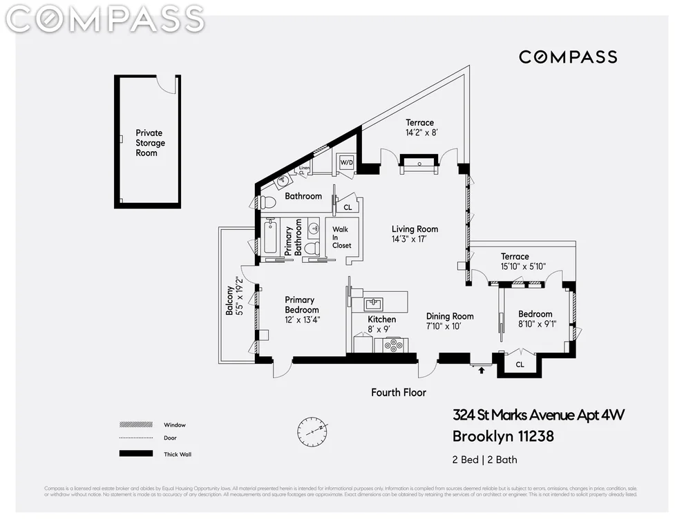 Unit for sale at 324 St Marks Avenue, Brooklyn, NY 11238