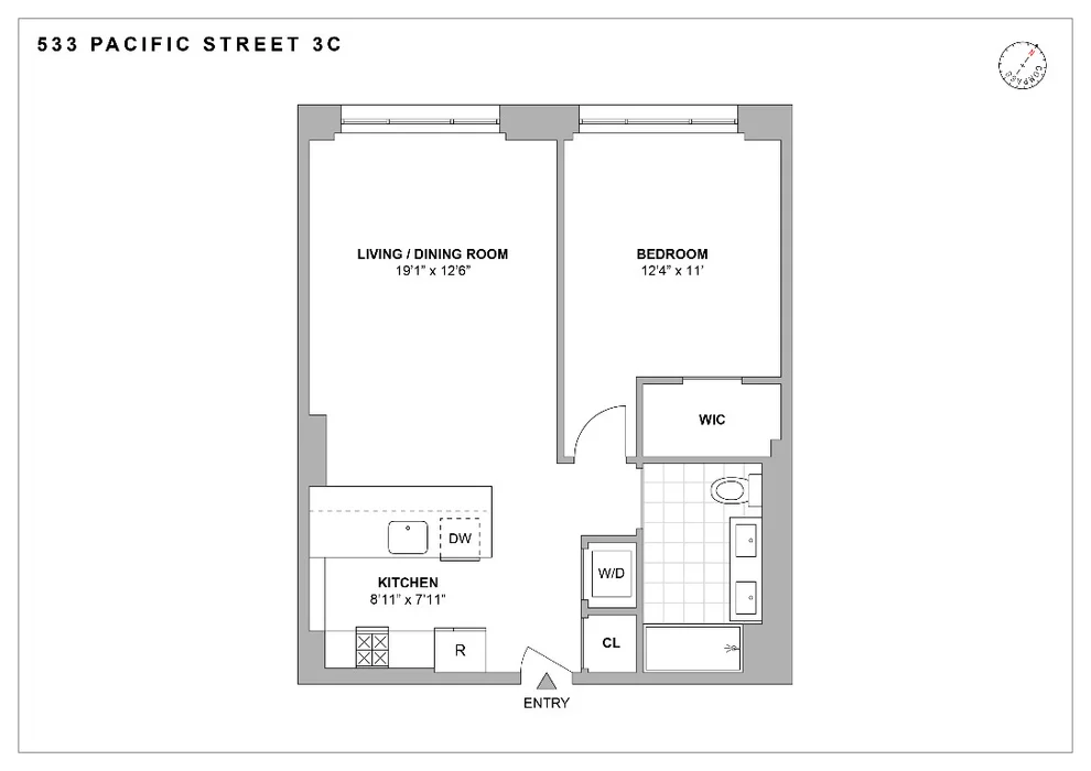 Unit for sale at 533 Pacific Street, Brooklyn, NY 11217