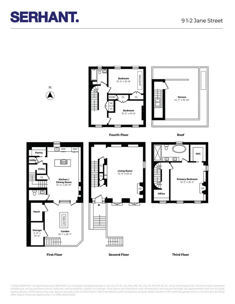 Unit for sale at 9 1/2 JANE Street, Manhattan, NY 10014