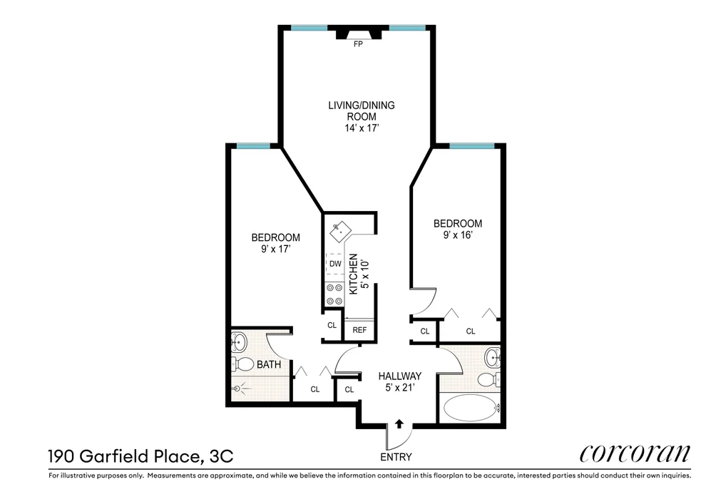 Unit for sale at 190 GARFIELD Place, Brooklyn, NY 11215