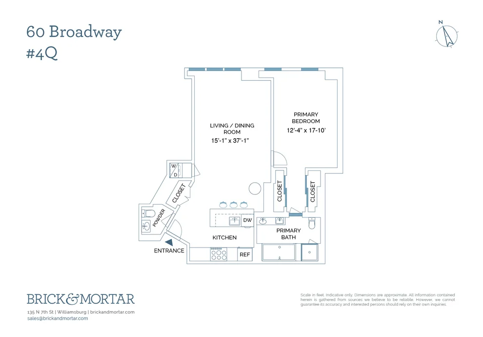 Unit for sale at 60 Broadway, Brooklyn, NY 11249