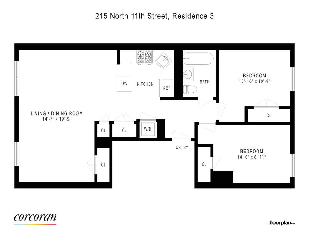 Unit for sale at 215 N 11th Street, Brooklyn, NY 11211