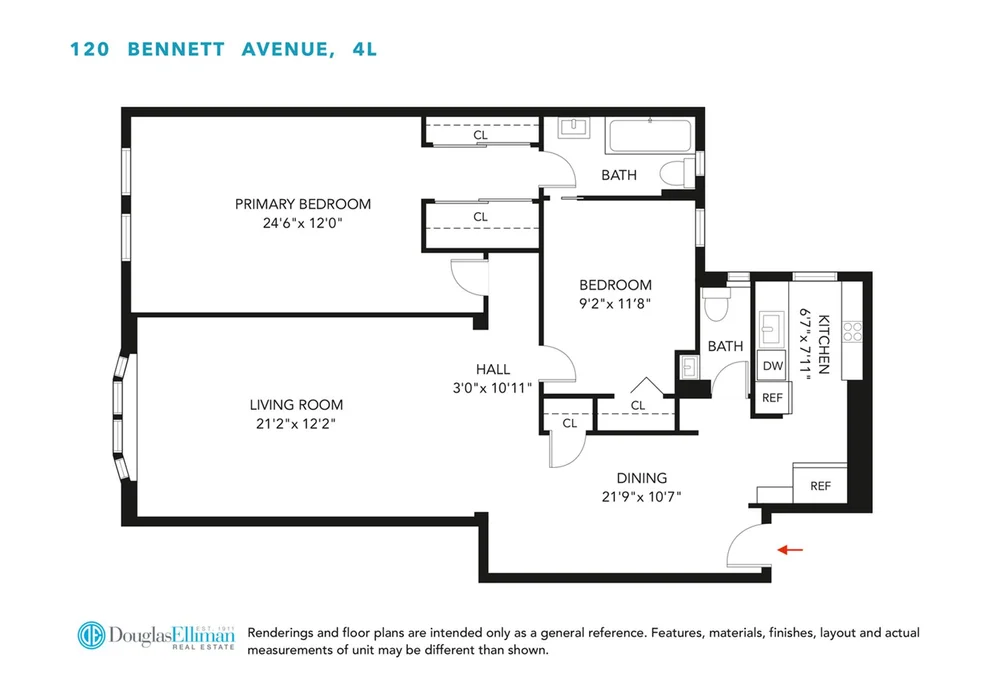 Unit for sale at 120 BENNETT Avenue, Manhattan, NY 10033