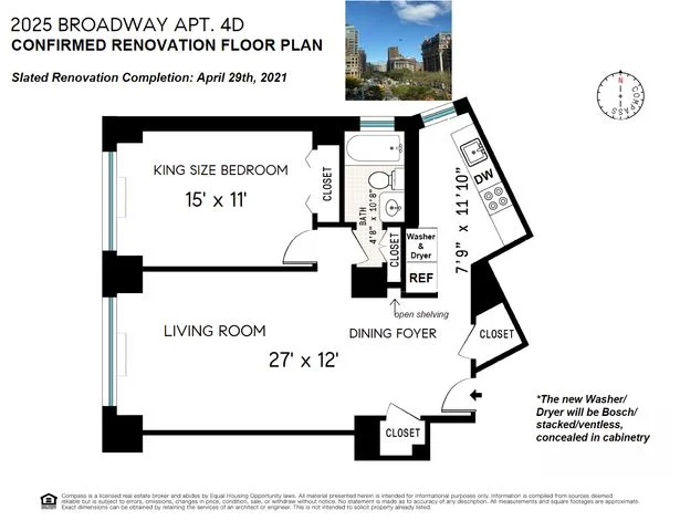 Unit for sale at 2025 Broadway, Manhattan, NY 10023