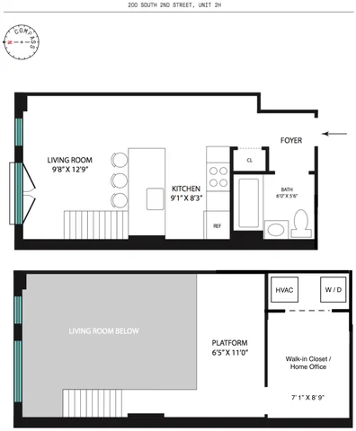 Unit for sale at 200 S 2nd Street, Brooklyn, NY 11211