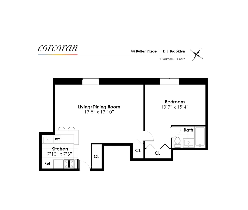 Unit for sale at 44 BUTLER Place, Brooklyn, NY 11238