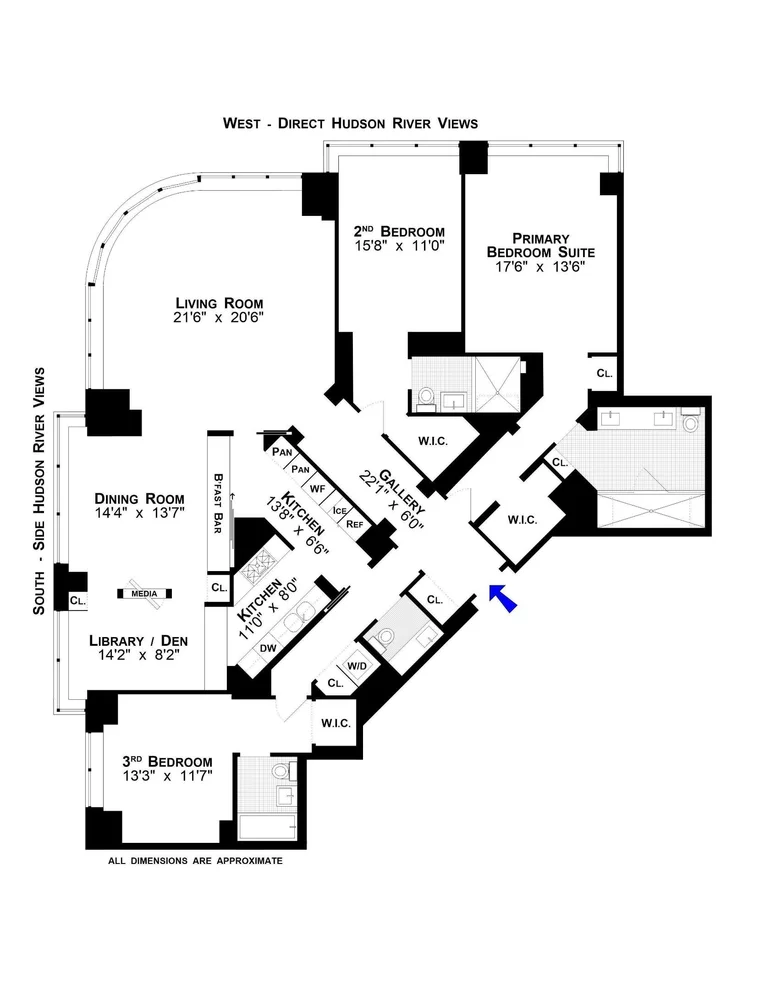 Unit for sale at 1 MORTON Square, Manhattan, NY 10014